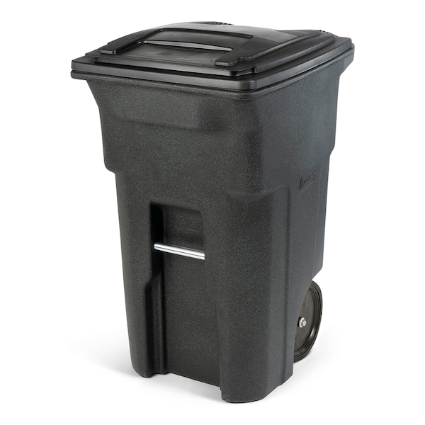 Toter 64 Gal. Trash Can Greenstone with Quiet Wheels and Lid ANA64 - main